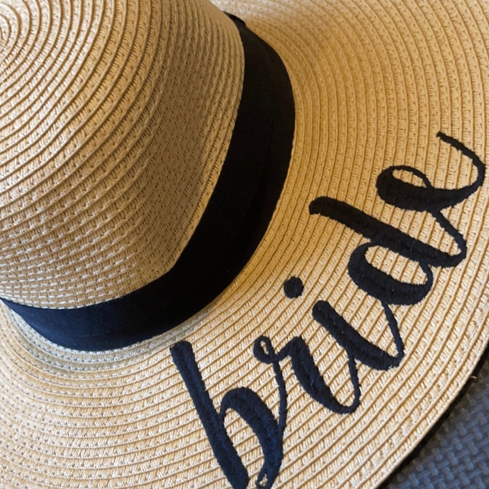 Embroidered Bride Sunhat